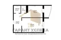 1 room apartment 44 m² Brest, Belarus