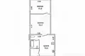 2 room apartment 46 m² Brest, Belarus