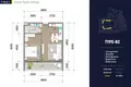 Mieszkanie 1 pokój 58 m² Phuket, Tajlandia