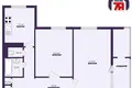 Wohnung 2 zimmer 54 m² Minsk, Belarus