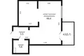 Wohnung 1 zimmer 60 m² Minsk, Belarus