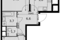 Mieszkanie 2 pokoi 53 m² Razvilka, Rosja