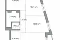 Appartement 2 chambres 73 m² Minsk, Bélarus