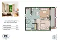 Mieszkanie 1 pokój 62 m² Królewiec, Rosja