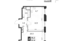 Квартира 2 комнаты 54 м² Северный административный округ, Россия