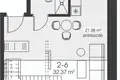 Квартира 2 комнаты 54 м² Вильнюс, Литва