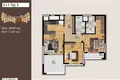 2 bedroom apartment 64 m² Mezitli, Turkey