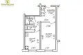 Apartamento 1 habitación 30 m² Minsk, Belarús