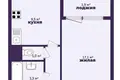 1 room apartment 40 m² Minsk, Belarus
