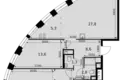 Квартира 3 комнаты 86 м² Северо-Западный административный округ, Россия