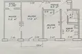 Wohnung 3 zimmer 57 m² Minsk, Belarus