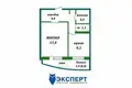 1 room apartment 40 m² Minsk, Belarus