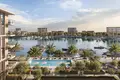 Residential complex New residential complex Pier Point 1&2 with a swimming pool and green areas on the first sea line, Port Rashid, Dubai, UAE