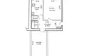Mieszkanie 2 pokoi 48 m² Mińsk, Białoruś