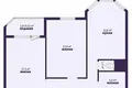 2 room apartment 62 m² Minsk, Belarus