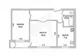 2 room apartment 47 m² Brest, Belarus