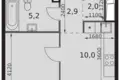 Mieszkanie 1 pokój 35 m² North-Western Administrative Okrug, Rosja