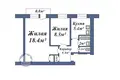 Квартира 2 комнаты 41 м² Барановичи, Беларусь