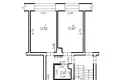 Квартира 2 комнаты 41 м² Паневежис, Литва