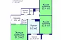 3 room apartment 67 m² Minsk, Belarus