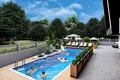 Kompleks mieszkalny Small residential complex with swimming pool and gym, 400 m to the beach, in the center of Avsallar, Turkey