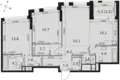 Appartement 3 chambres 83 m² Moscou, Russie