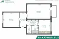 2 bedroom apartment 44 m² Minsk, Belarus