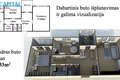2 room apartment 54 m² Klaipėda, Lithuania