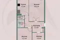 Apartamento 3 habitaciones 61 m² Losnica, Belarús