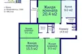 4 room apartment 88 m² Minsk, Belarus