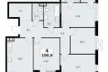 4 room apartment 101 m² South-Western Administrative Okrug, Russia