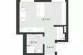 Wohnung 2 Zimmer 25 m² Riga, Lettland