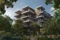Wohnkomplex New Ghaf Woods residence, surrounded by the forest, with swimming pools in the eco-friendly area of Al Barari, Dubai, UAE