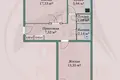 2 room apartment 51 m² Barysaw, Belarus