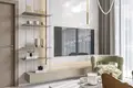 Residential complex New Provenza Residences with a roof-top swimming pool and a panoramic view in the prestigious area of JVC, Dubai, UAE