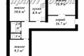 Квартира 3 комнаты 71 м² Брест, Беларусь