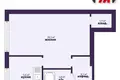 1 room apartment 32 m² Minsk, Belarus