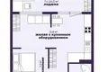 Appartement 1 chambre 52 m² Minsk, Bélarus