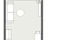 1 room apartment 29 m² Klaipėda, Lithuania