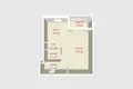 Appartement 1 chambre 40 m² Liasny, Bélarus