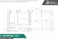 Wohnung 3 zimmer 59 m² Minsk, Belarus
