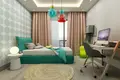 Жилой комплекс Трёхкомнатные апартаменты с просторными балконами в комплексе с бассейном и зонами отдыха, Мерсин, Турция