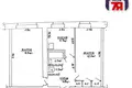 Wohnung 2 zimmer 43 m² Maladsetschna, Belarus