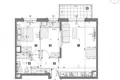 3 room apartment 61 m² Warsaw, Poland