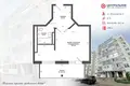 Квартира 1 комната 36 м² Минск, Беларусь