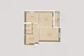 Квартира 2 комнаты 61 м² Минск, Беларусь
