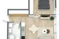 Mieszkanie 2 pokoi 44 m² Kłajpeda, Litwa