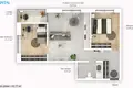 Apartamento 3 habitaciones 63 m² Kaunas, Lituania