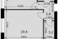 Wohnung 1 zimmer 41 m² Aprelewka, Russland