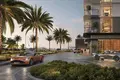  New residential complex Pier Point 1&2 with a swimming pool and green areas on the first sea line, Port Rashid, Dubai, UAE